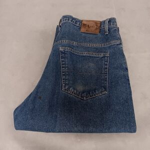 Consensus Blue Jeans 36x34 Relaxed Fit Straight Leg Medium Washed Denim